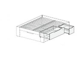 Кровать с нишей для хранения Адеми 123K004 изображение 8