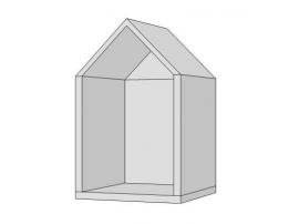 Полка домик вертикальная Нордик Пинк изображение 2