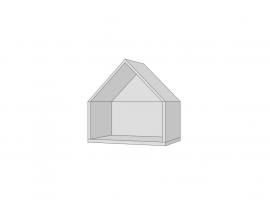 Полка домик горизонтальная Нордик Эко изображение 2