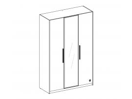 Шкаф 3-х дверный White (1002) изображение 4