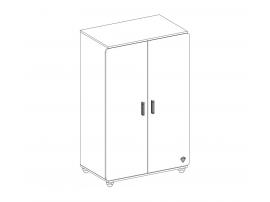 Шкаф 2-х дверный White Compact (1004) изображение 5