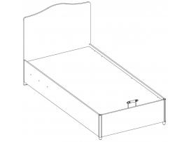 Кровать с подъемным механизмом Selena Pink 100x200 (1705) изображение 3