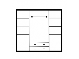 Шкаф 4-х дверный Авиньон с ящиками изображение 3