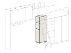 Шкаф для двухъярусного блока Гео Лондон 92H005 (без рисунка)