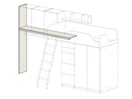 Комплект элементов кровати для двухъярусного блока Гео Лондон 92K005