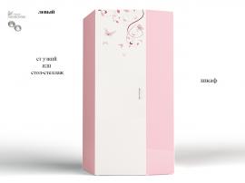 Шкаф угловой Фея (розовый) изображение 1