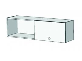 Шкаф навесной с 1 фасадом 2 секциями A12-110 с рисунком изображение 2
