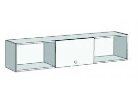 Шкаф навесной с 1 фасадом и 3 секциями A13-110 с рисунком 