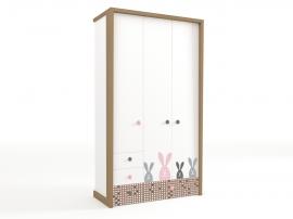 Шкаф 3-х дверный с ящиками MIX Bunny изображение 2