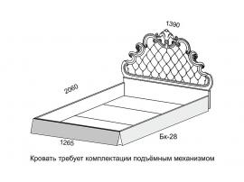 Кровать Бк-28 Барокко изображение 2