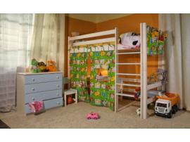Кровать-чердак с детским столиком и полками Классик изображение 12