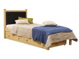 Кровать мягкая с ящиками Дания изображение 1