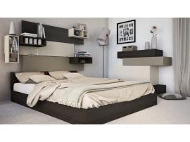 Кровать двуспальная с широкой спинкой HiFi изображение 3