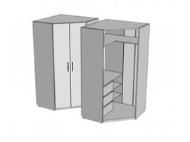 Шкаф угловой с 3-я ящиками JSU3, JSUH3 L/R