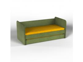 Мягкая кровать Айрис (олива) изображение 5