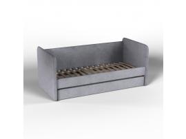 Мягкая кровать Айрис (серый) изображение 4