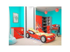 Кровать машина Formula (красная) изображение 2