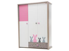 Шкаф 3-х дверный Pink Bunny BNP-1001 изображение 1