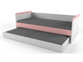 Кровать малая НьюТон розовая изображение 2