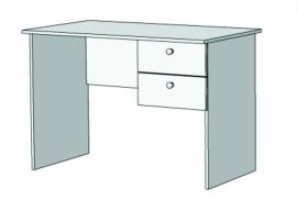 Стол письменный с 2 ящиками S1-110Q с рисунком изображение 2