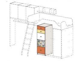 Шкаф к двухъярусному блоку Гео Сафари 92H002 изображение 1