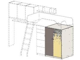 Шкаф для двухъярусного блока Гео Сафари 92H003 (без рисунка) изображение 1