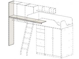 Комплект элементов кровати для двухъярусного блока Гео Сафари 92K005 изображение 1