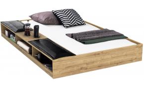 Выдвижная кровать с полками Wood Metal (1305)