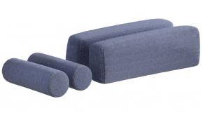 Подушки для кровати-дивана (3462) голубые