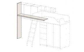 Комплект элементов кровати для двухъярусного блока Гео Лондон 92K005