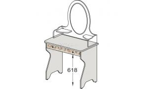 Столик туалетный Эльза 94S001