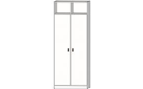 Шкаф 2-х дверный с нишами Nivona 9AC12A