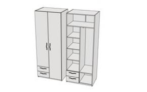 Шкаф с 2-мя ящиками комбинированный Junior+ CL11, CLH11 L/R