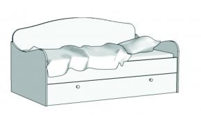 Кровать Диван (с ящиком на шариковых направляющих) KS-16Q с рисунком 