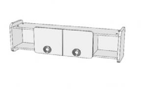Шкаф навесной двухдверный MN3-13, MN3-14 MINI PRINT