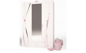 Шкаф 3х дверный с зеркалом Princess