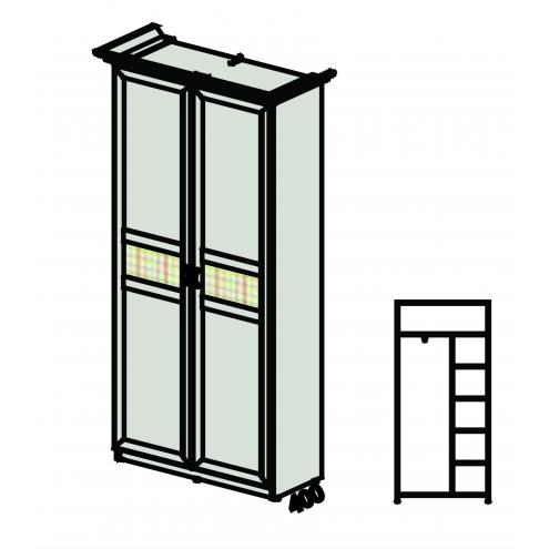 Шкаф 2-х дверный Терни 89H005