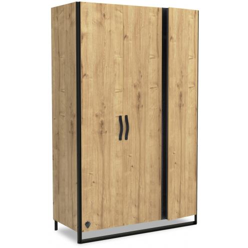 Шкаф 3-х дверный Wood Metal (1002)