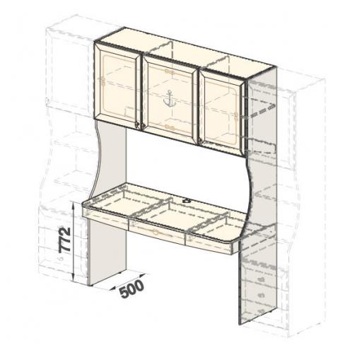 Модуль со столом Эридан (без рисунка) 93H023