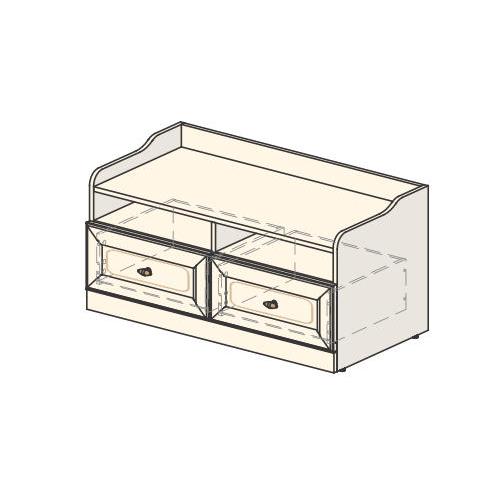 Тумба-ящик для игрушек Эридан (без рисунка) 93T050