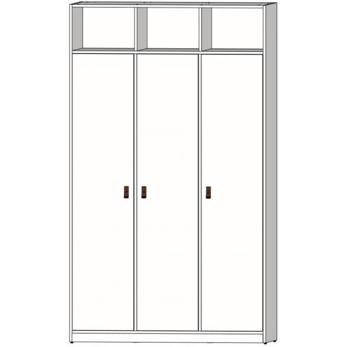 Шкаф 3-х дверный с нишами Nivona 9AC13D