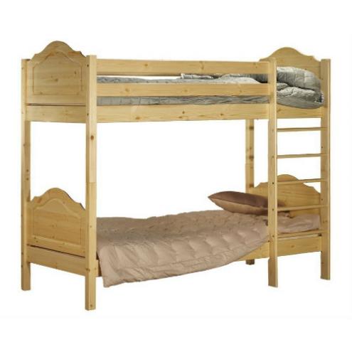 Кровать двухъярусная с нижней кроватью и лестницей Кая