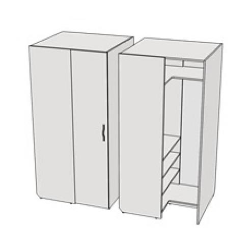 Шкаф угловой прикроватный CC1, CCH1 L/R