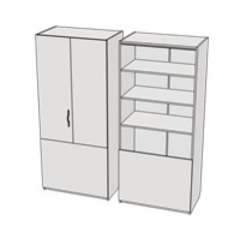 Шкаф прикроватный комбинированный Junior+ CL13 L/R
