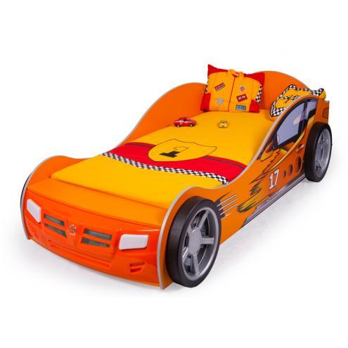 Кровать машина Champion (оранжевая)